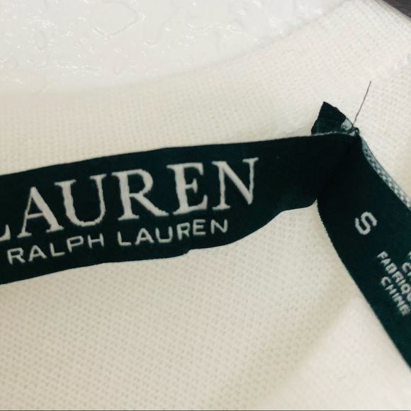 Lauren Ralph Lauren Sleeveless Ivory Sweater - Picture 8 of 8